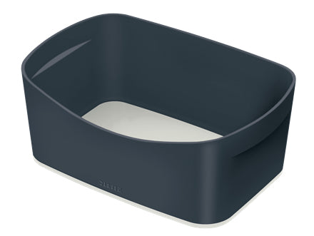 Leitz My Box Cosy Aufbewahrungsbox – für A5, grau/hellgrau, Polystyrol (PS), B 246 × H 160 × T 98 mm