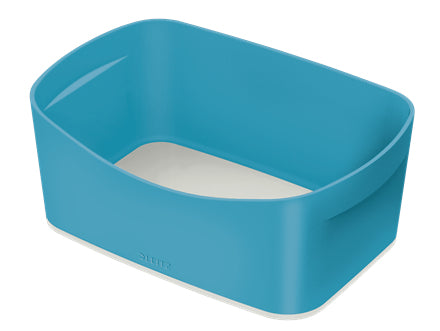 Leitz My Box Cosy Aufbewahrungsbox – für A5, stapelbar, blau, Polystyrol (PS), B 246 × H 160 × T 98 mm