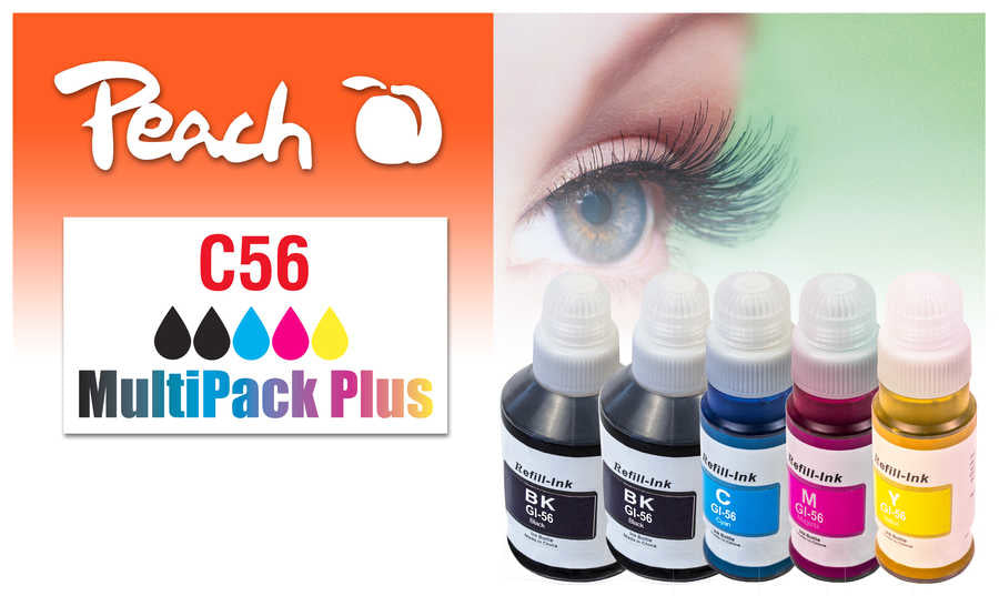 Peach CISS GI-56 – Multi-Pack+, Canon-kompatibel