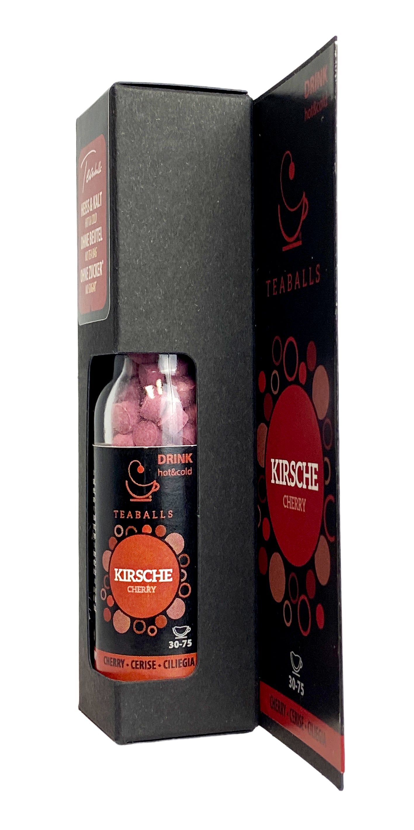 Teaballs Früchtetee Kirsche – Instant-Teaballs 150 Stück