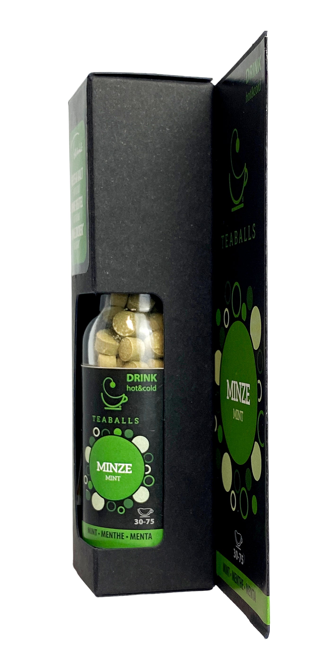 Teaballs Grüntee Minze – Instant-Teaballs 150 Stück