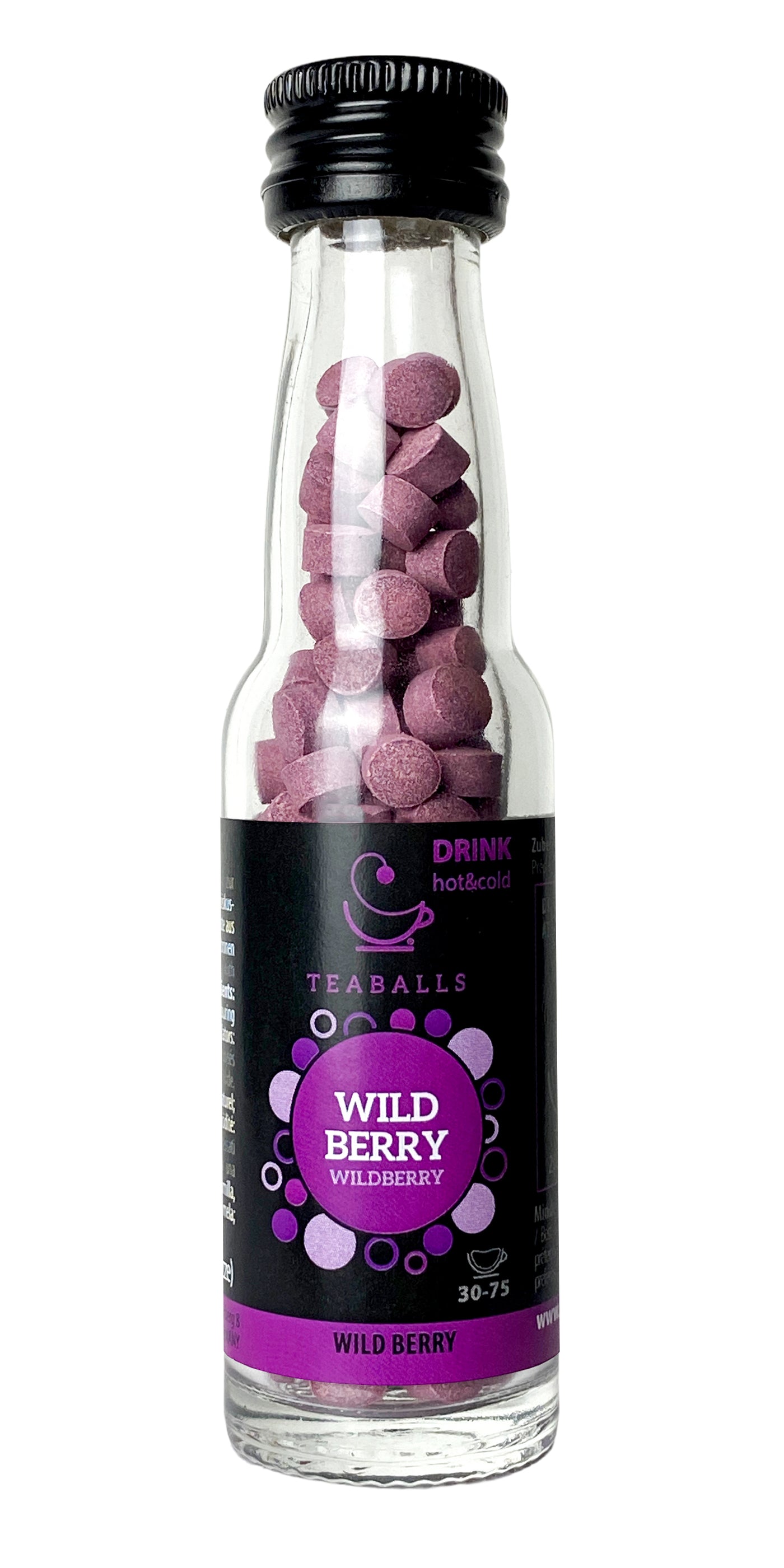 Teaballs Früchtetee Rote Beeren – Instant-Teaballs 150 Stück