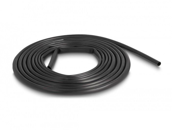 DeLOCK Kabelschlauch, Ø 6 mm × 3 m, zuschneidbar – schwarz