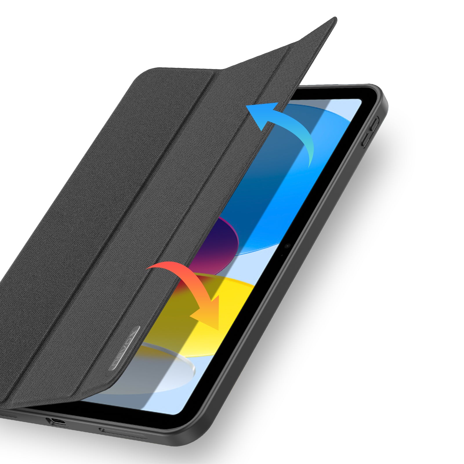 Nevox Tablet-Hülle für iPad 10,9" (10. Gen.) – Schwarz