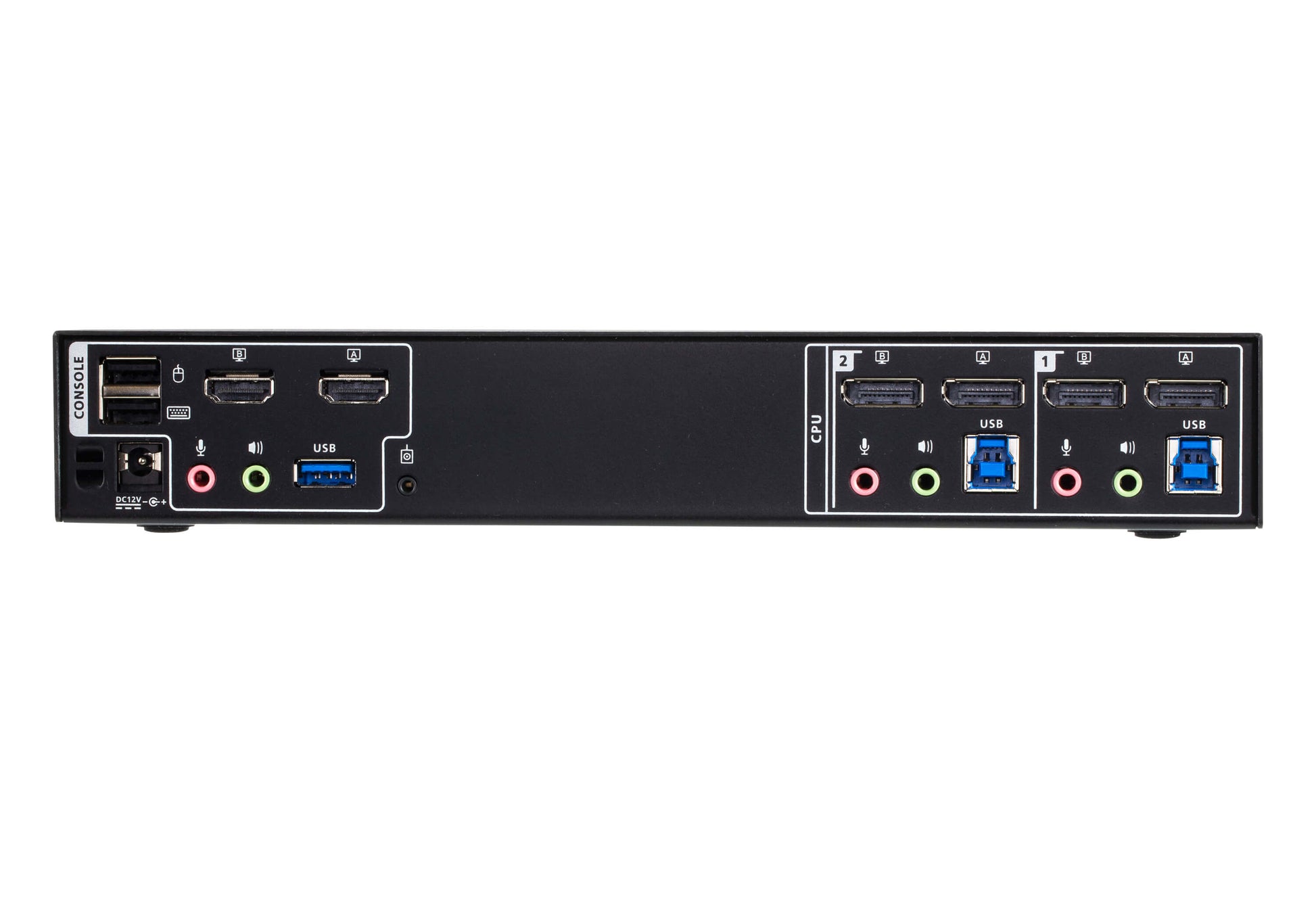 ATEN CM1942 – KVM-Switch 2×1, DisplayPort/HDMI/USB 3.2 Gen 1, 4K (4096 × 2160), 5 Gbit/s, HDCP