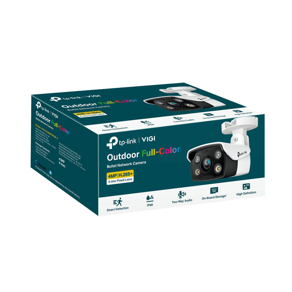 TP-Link VIGI C340I Bullet – 4MP – 2,8 mm – PoE – IP67
