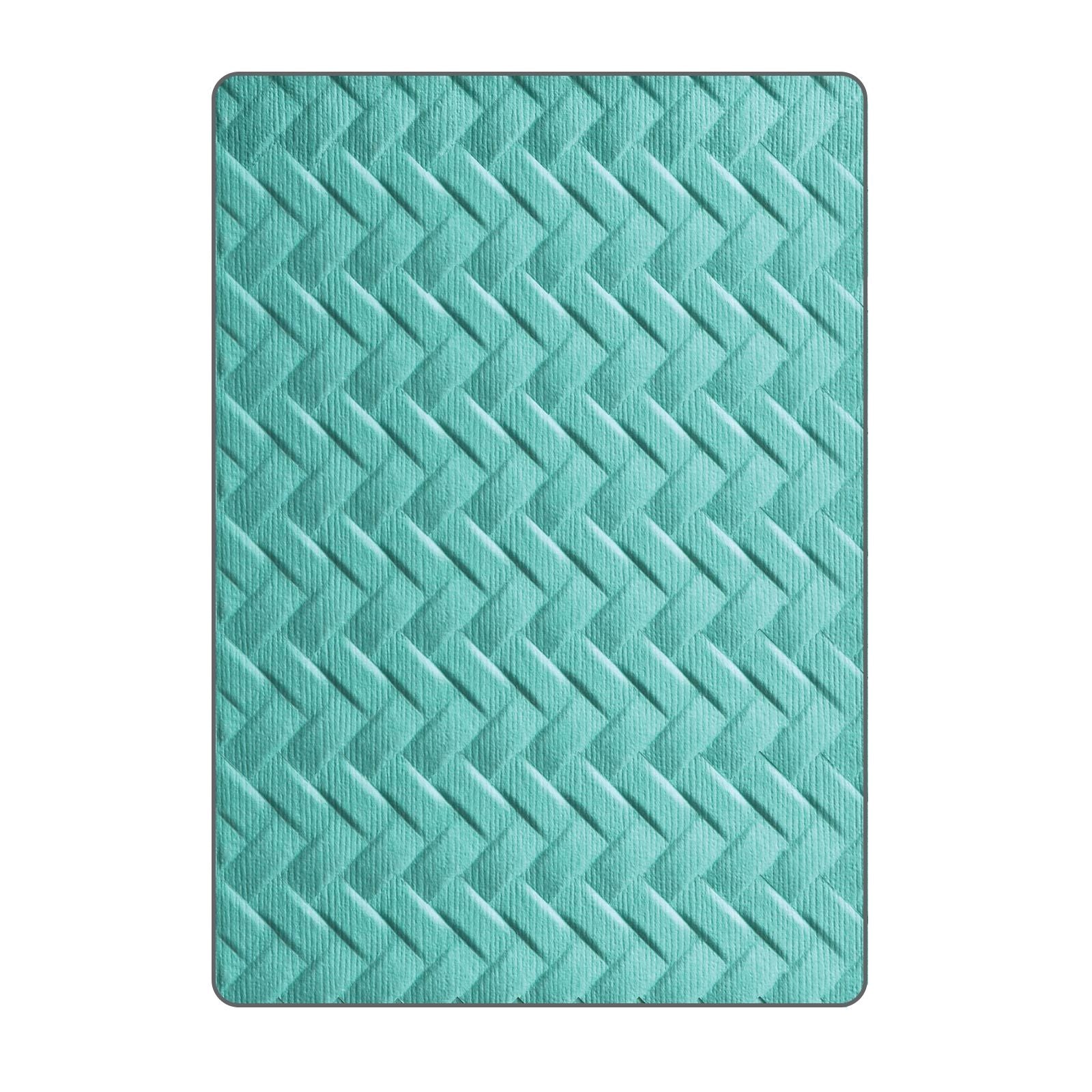 Sizzix Prägeschablone 3-D – gewebt – grün – für BigKick/Big Shot/Vagabond