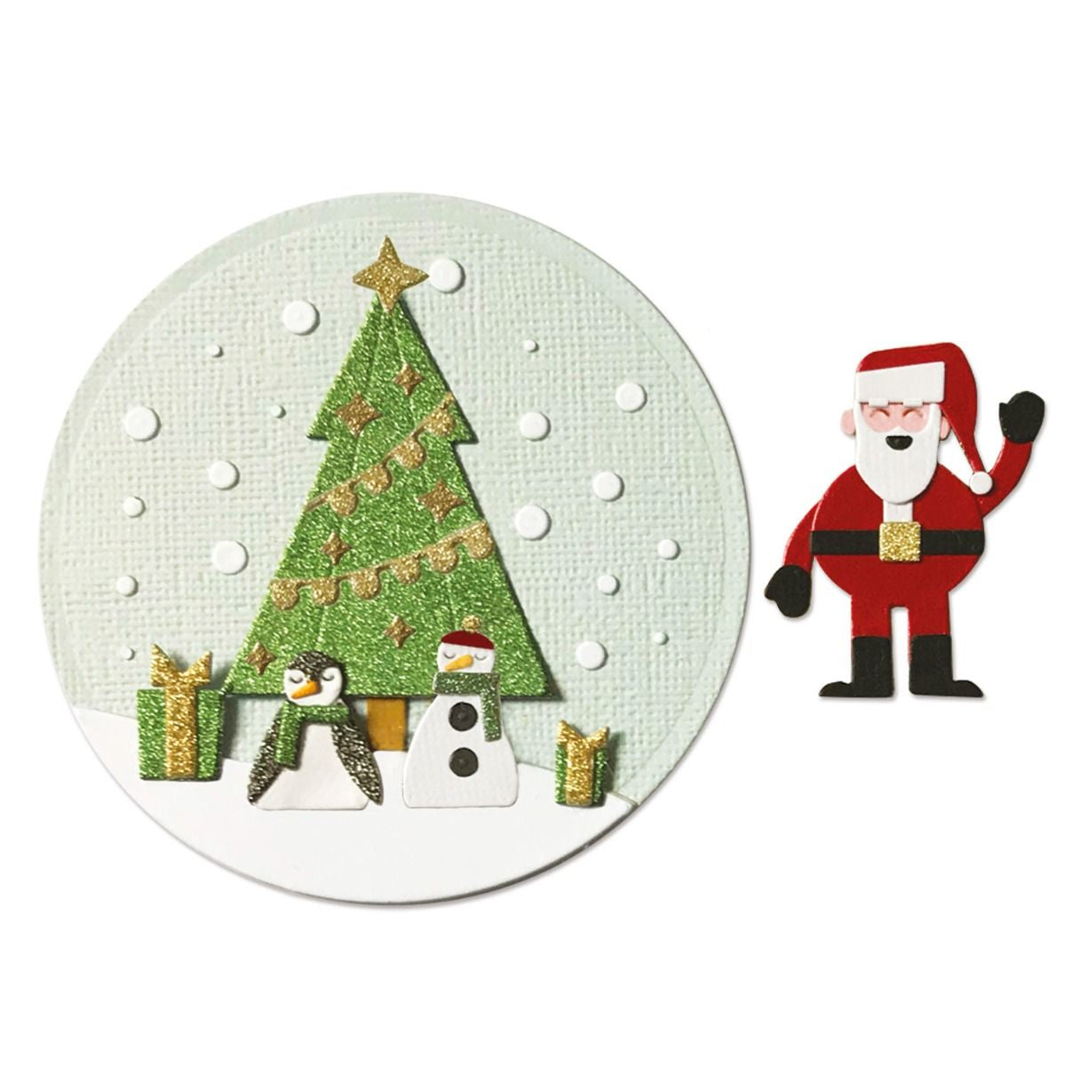 Sizzix Bastelform – Schnee Dom – 8er-Set – Metall