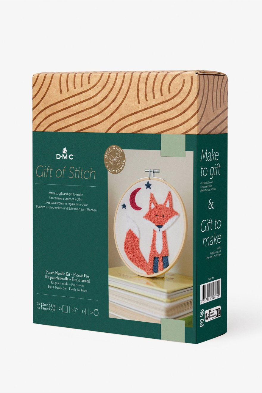 DMC Gift of Stitch – Nähset – Fuchs Flossie – Ø 15,7 cm – 15-teilig