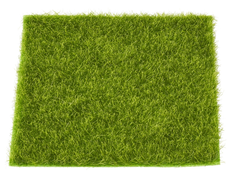 HobbyFun Grasmatte, Filz, Grün, 14 × 14 cm