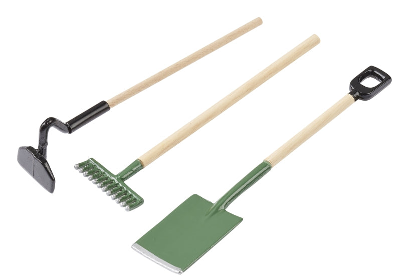 HobbyFun Bastelset Garten, Kunststoff, Grün, 9 cm, Set à 3