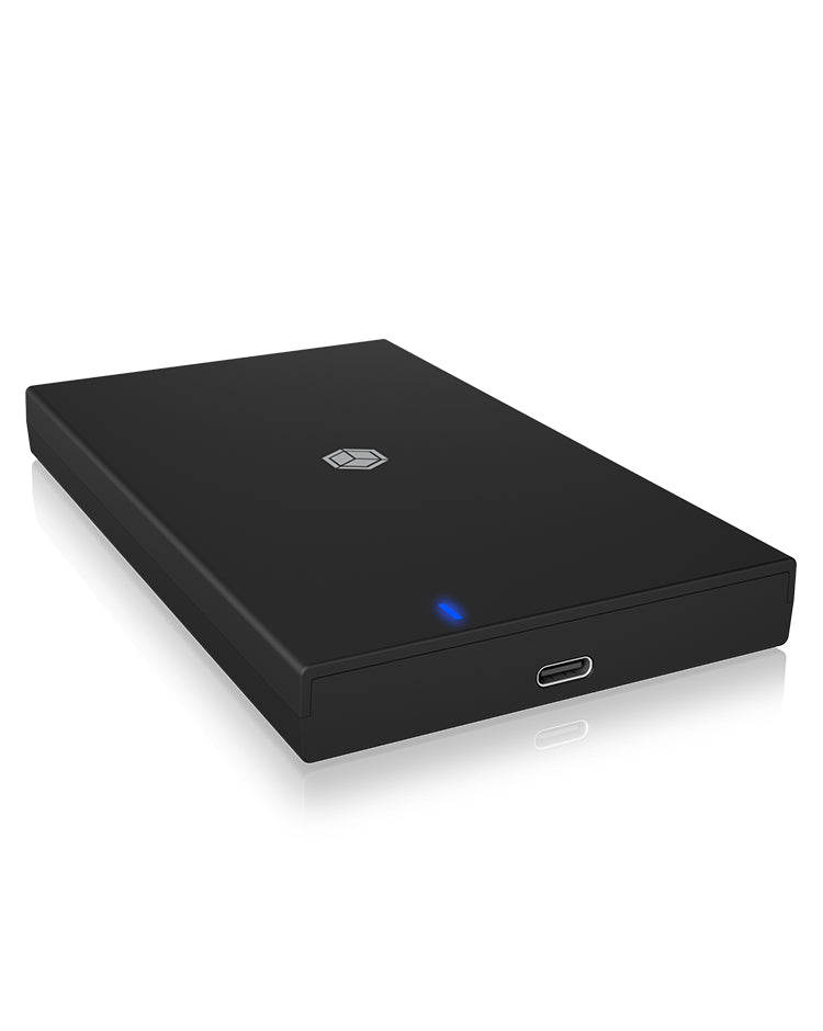 ICY BOX IB-200T-C3 – 1-Bay 2,5" SSD-Gehäuse – für 2,5" SATA I/II/III (≤ 9,5 mm)