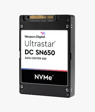 Western Digital Ultrastar Wus5Ea1A1Esp5E3 15,4 TB – 2,5" U.3 NVMe (PCIe 4.0), 6500/1900 MB/s