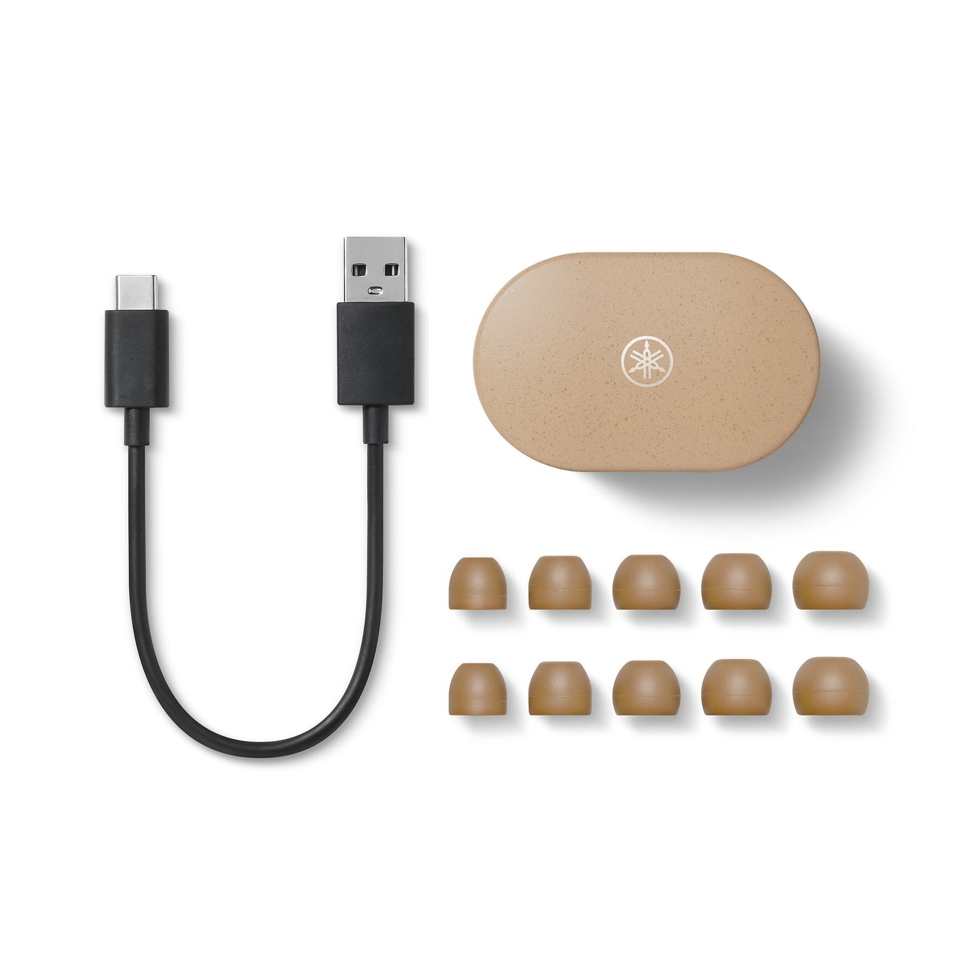 Yamaha TW-E7B TWS In-Ear – ANC, mit Ladecase, Beige, BT 5.2