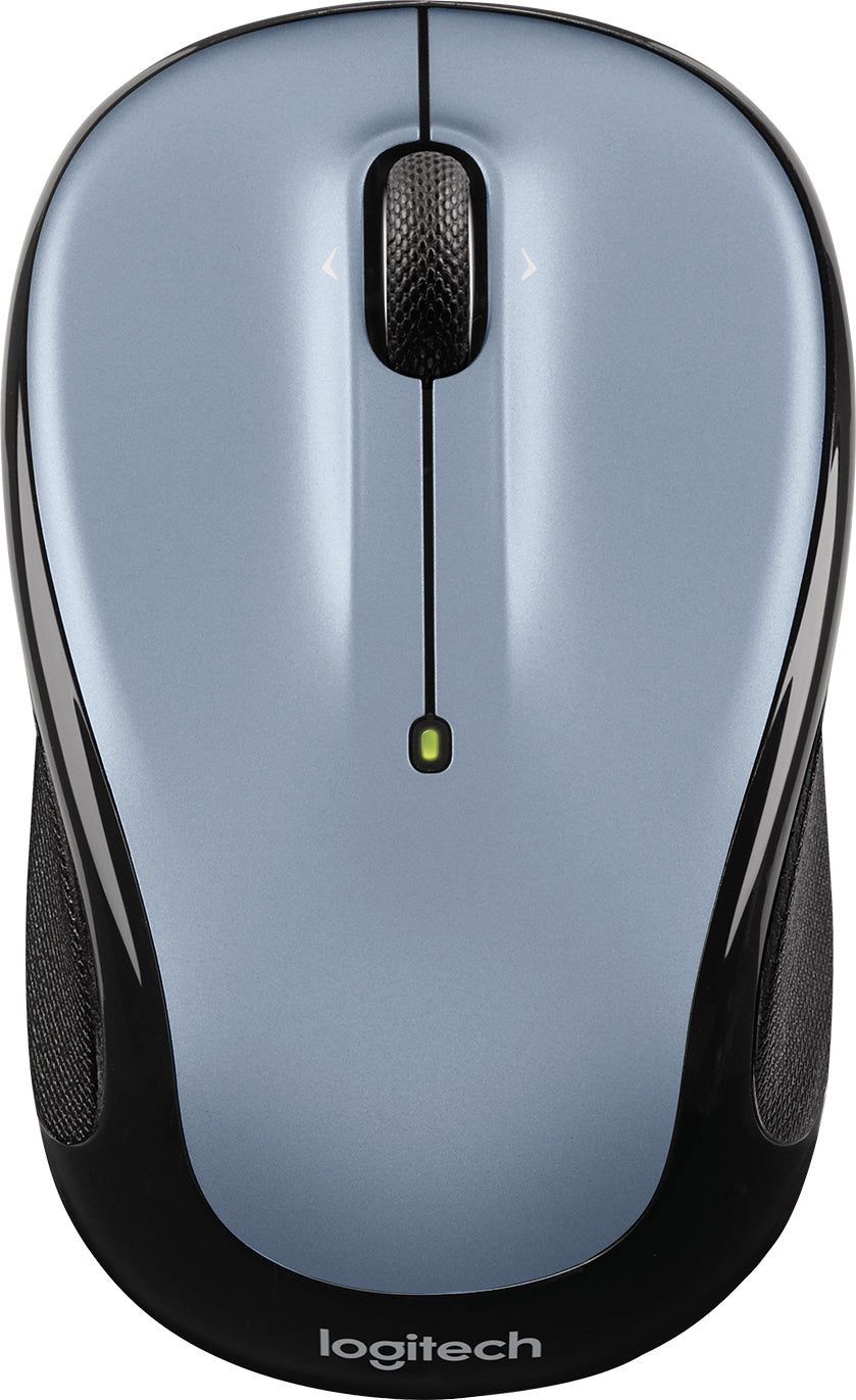 Logitech M325s – Maus – Kabellos (2,4 GHz), 1000 DPI, beidhändig, Schwarz/Grau
