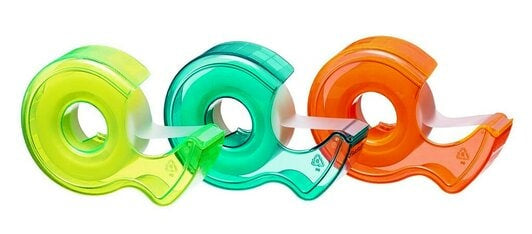 Scotch Handabroller Cool Color 122-COL – für Klebeband bis 19 mm × 19 m, inkl. 1 Rolle Magic 19 mm × 19 m