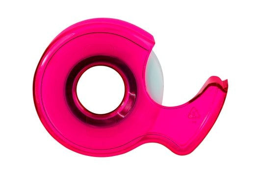 Scotch Handabroller Cool Color 122-COL – für Klebeband bis 19 mm × 19 m, inkl. 1 Rolle Magic 19 mm × 19 m