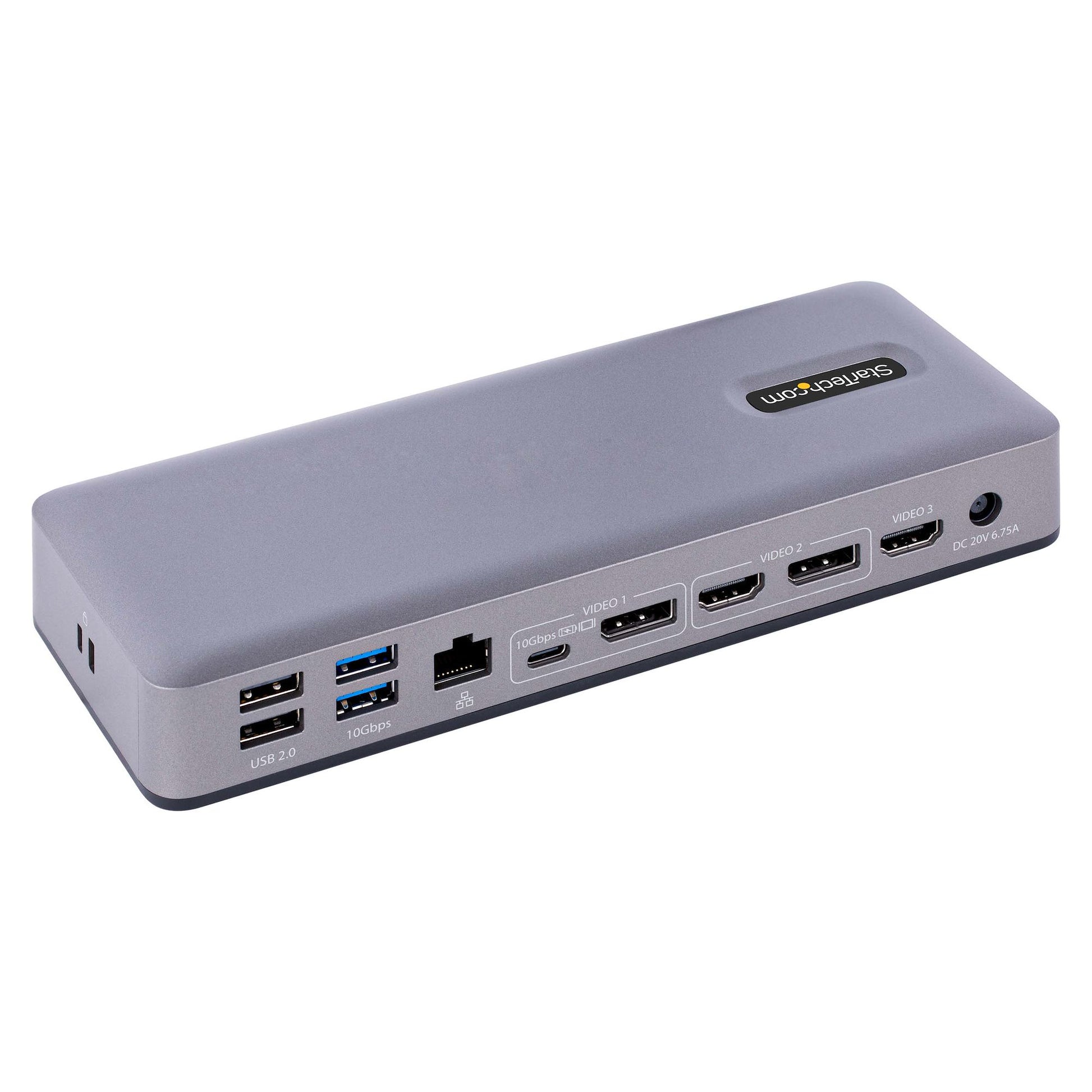 StarTech.com Dockingstation – USB-C, 2× DP, 2× HDMI, 5× USB-A, 60 W PD, GbE, 3,5 mm Audio, für ChromeOS