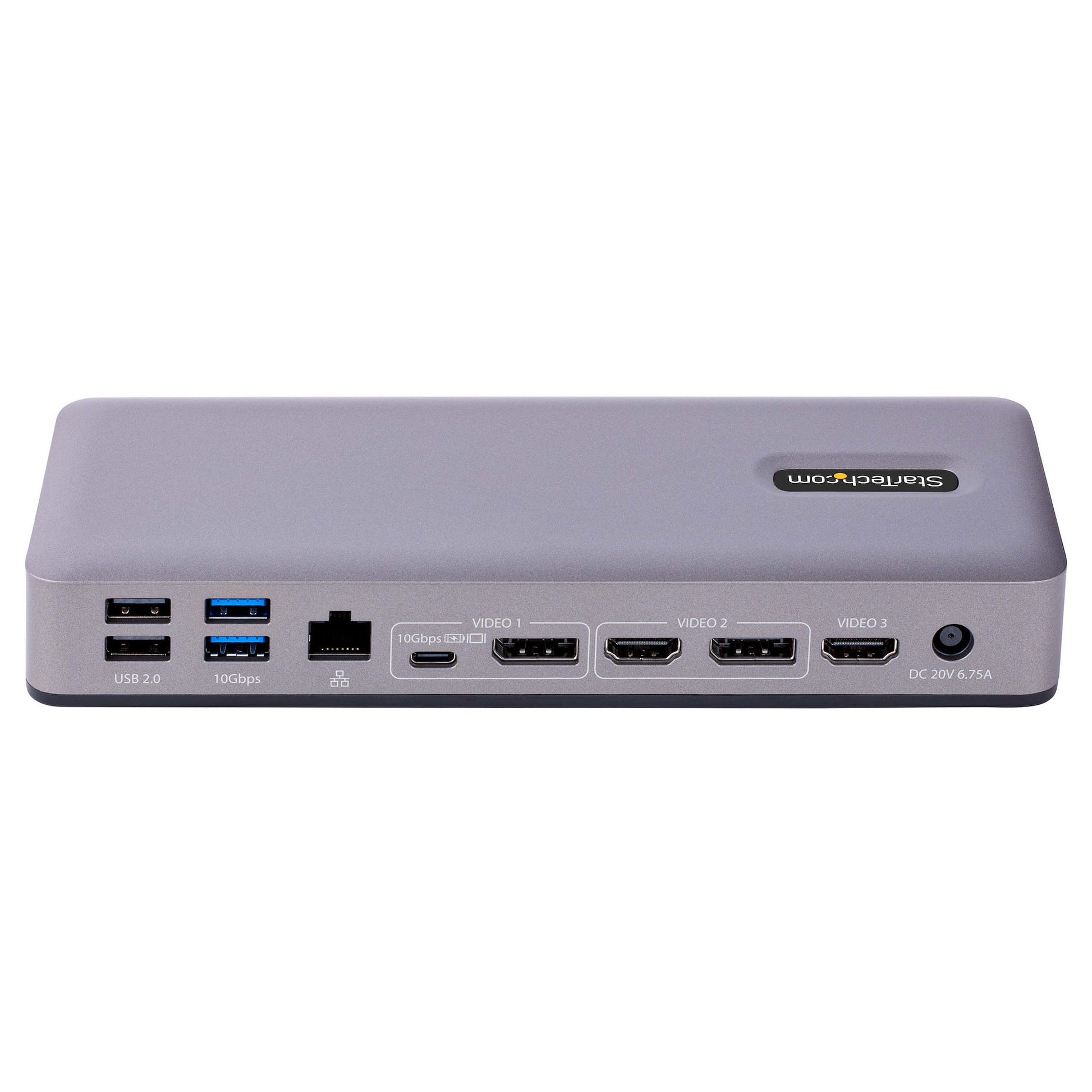 StarTech.com Dockingstation – USB-C, 2× DP, 2× HDMI, 5× USB-A, 60 W PD, GbE, 3,5 mm Audio, für ChromeOS