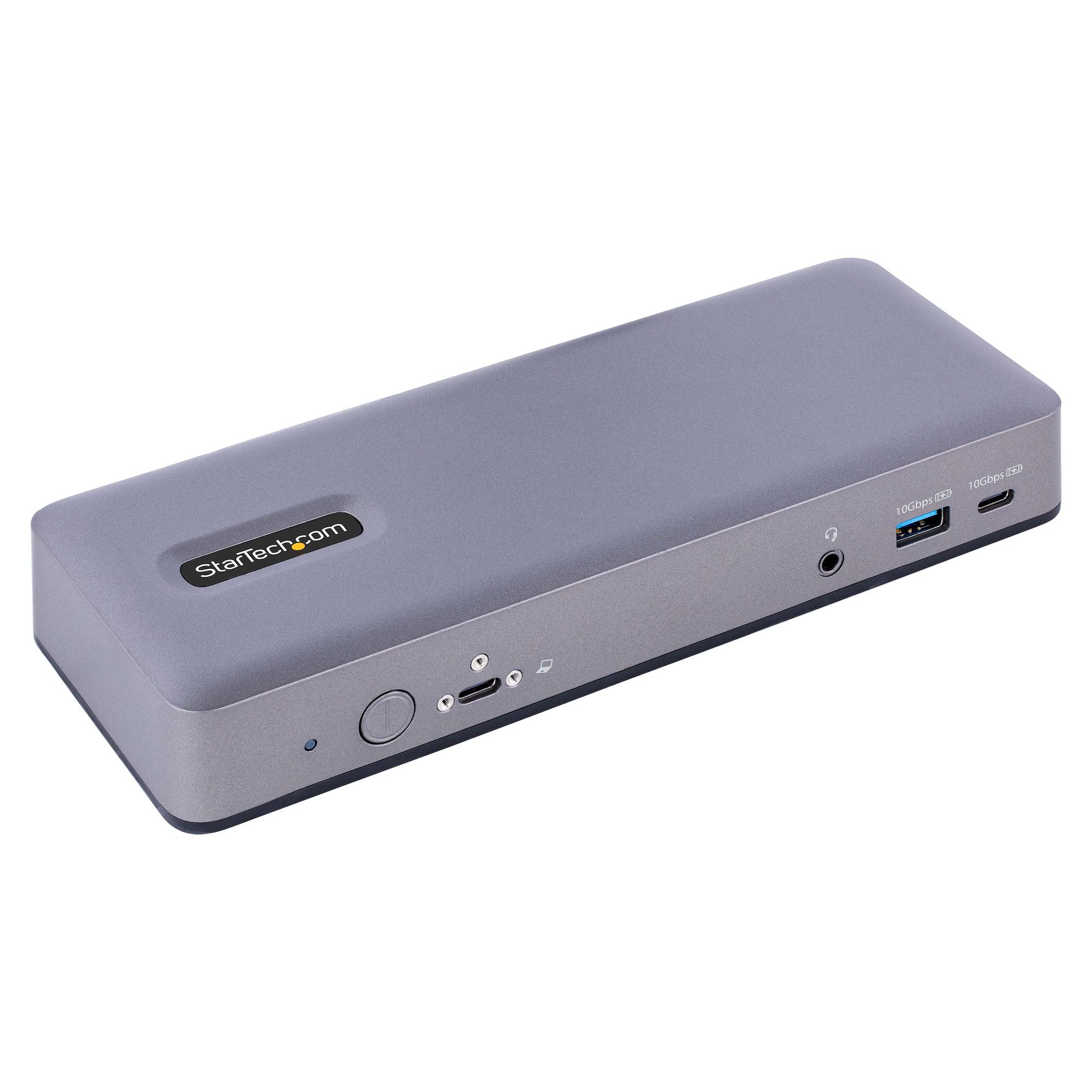 StarTech.com Dockingstation – USB-C, 2× DP, 2× HDMI, 5× USB-A, 60 W PD, GbE, 3,5 mm Audio, für ChromeOS