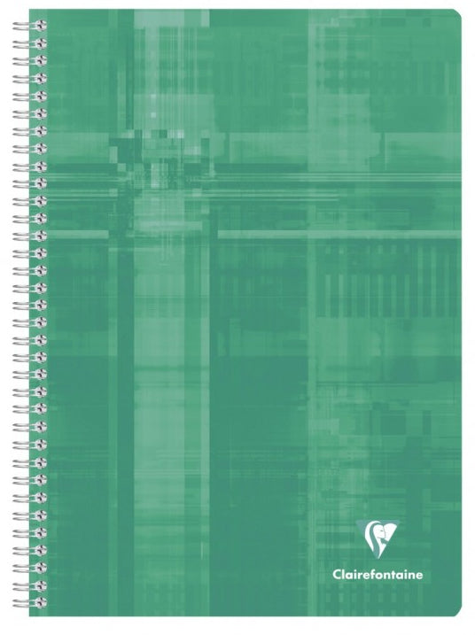 Clairefontaine Notizheft – A4 – Seyès – 74 Blatt – 90 g/m² – Hardcover, mehrfarbig, 4 Stück