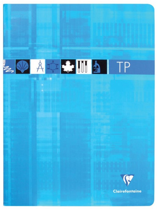 Clairefontaine Notizbuch 3377C, 32 Seiten – blau, rot