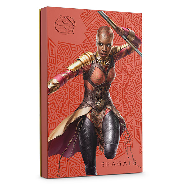 Seagate FireCuda Gaming Speichergerät – 2 TB, USB 3.0, Okoye Special Edition