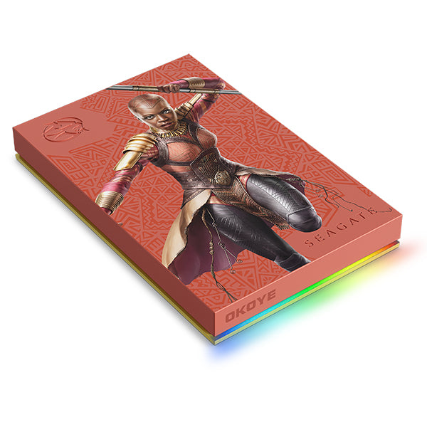 Seagate FireCuda Gaming Speichergerät – 2 TB, USB 3.0, Okoye Special Edition
