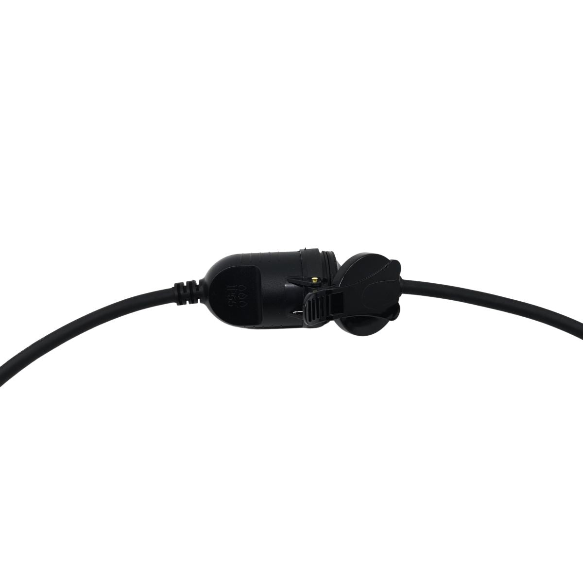 Elbro Verlängerungskabel – T13–T13, 10 m, IP55, Aussen, 3×1 mm², Schwarz