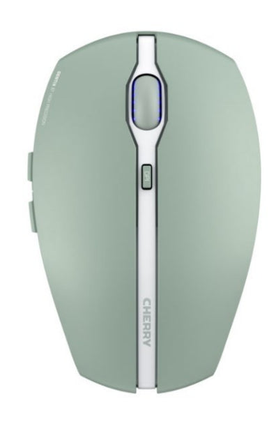 CHERRY Gentix BT – Gaming-Maus – Kabellos (Bluetooth), 2000 DPI, beidhändig, Grün