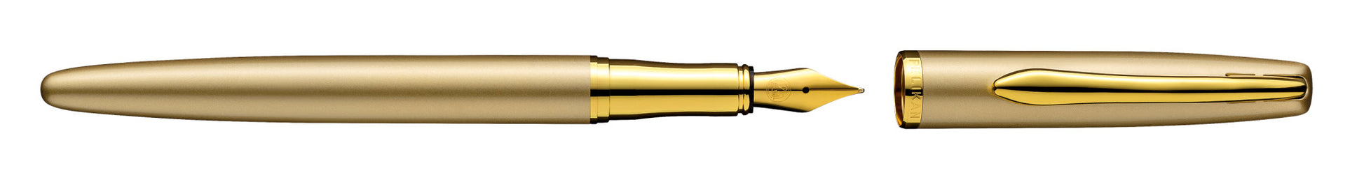 Pelikan Jazz Noble Elegance Schreibgeräte-Set – Kugelschreiber + Füllfederhalter – Blau – Gold