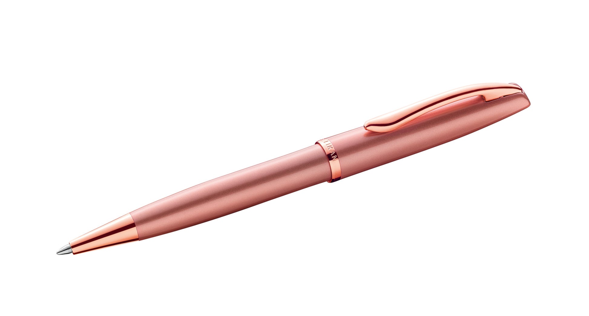 Pelikan Jazz Noble Elegance Schreibgeräte-Set – Kugelschreiber + Füllfederhalter – Mittel – Blau – Rosé