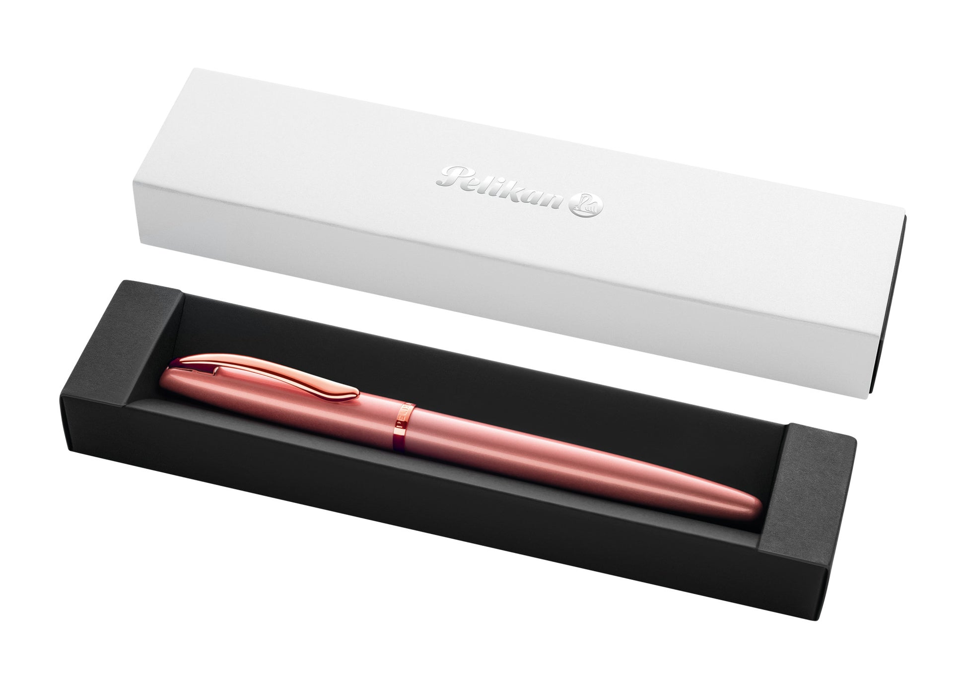 Pelikan Jazz Noble Elegance – Füllfederhalter – M – Pink/Rosé – Edelstahl – Geschenkbox