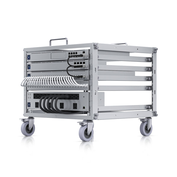 Ubiquiti Rack-Sockel – 6U – 519 × 460 × 485 mm – 35 kg – stahlfarben