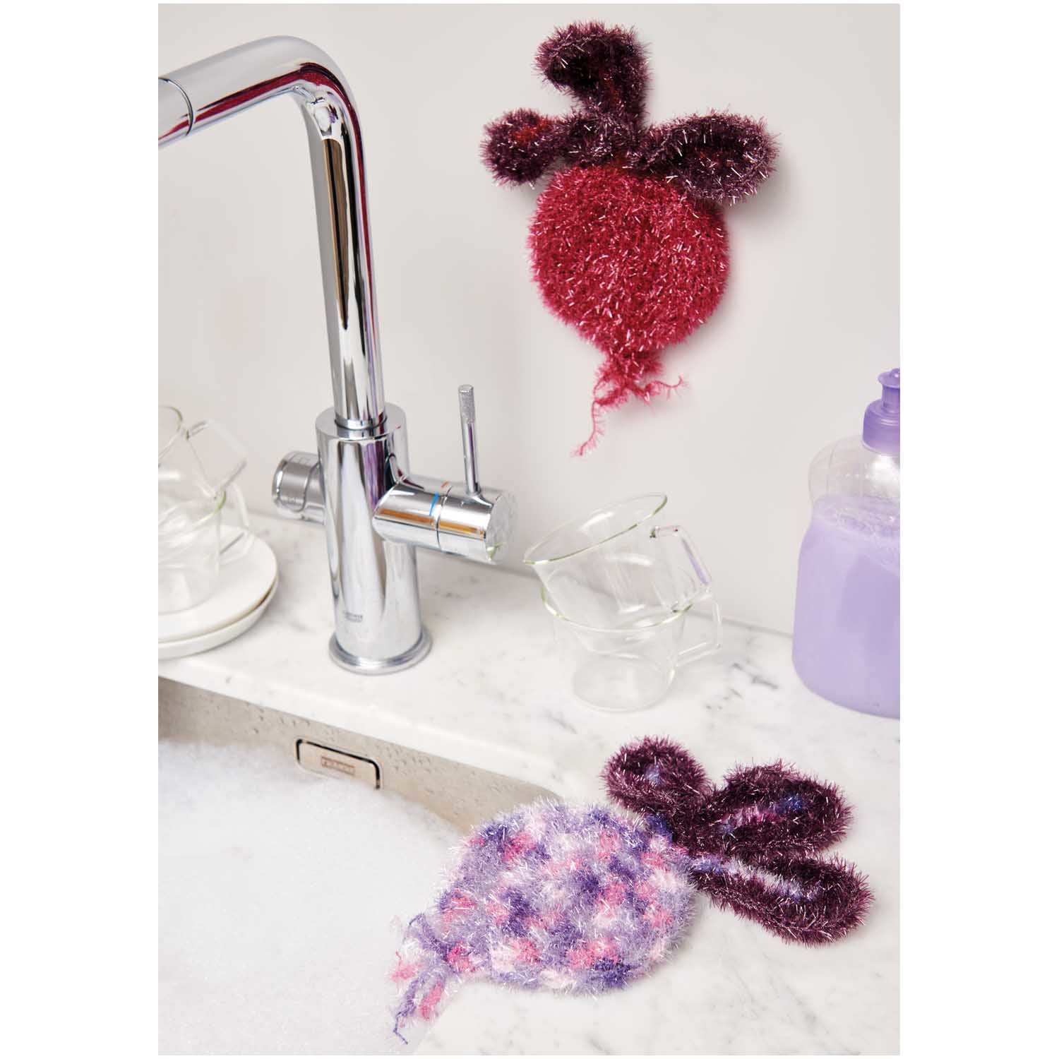 Rico Design Creative Bubble Print Garn Violett – 50 g, 90 m, Nadel 4 mm, 100% Polyester, 1 Stk.