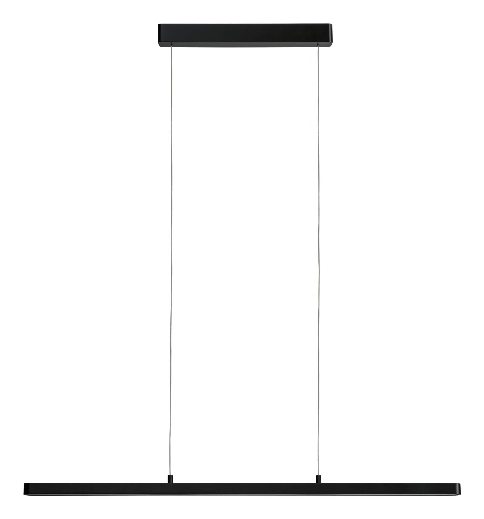 Paulmann Pendelleuchte Lento – 100 × 3 cm, 4950 lm, 43 W, 2700–6500 K, dimmbar, für ZigBee 3.0, schwarz