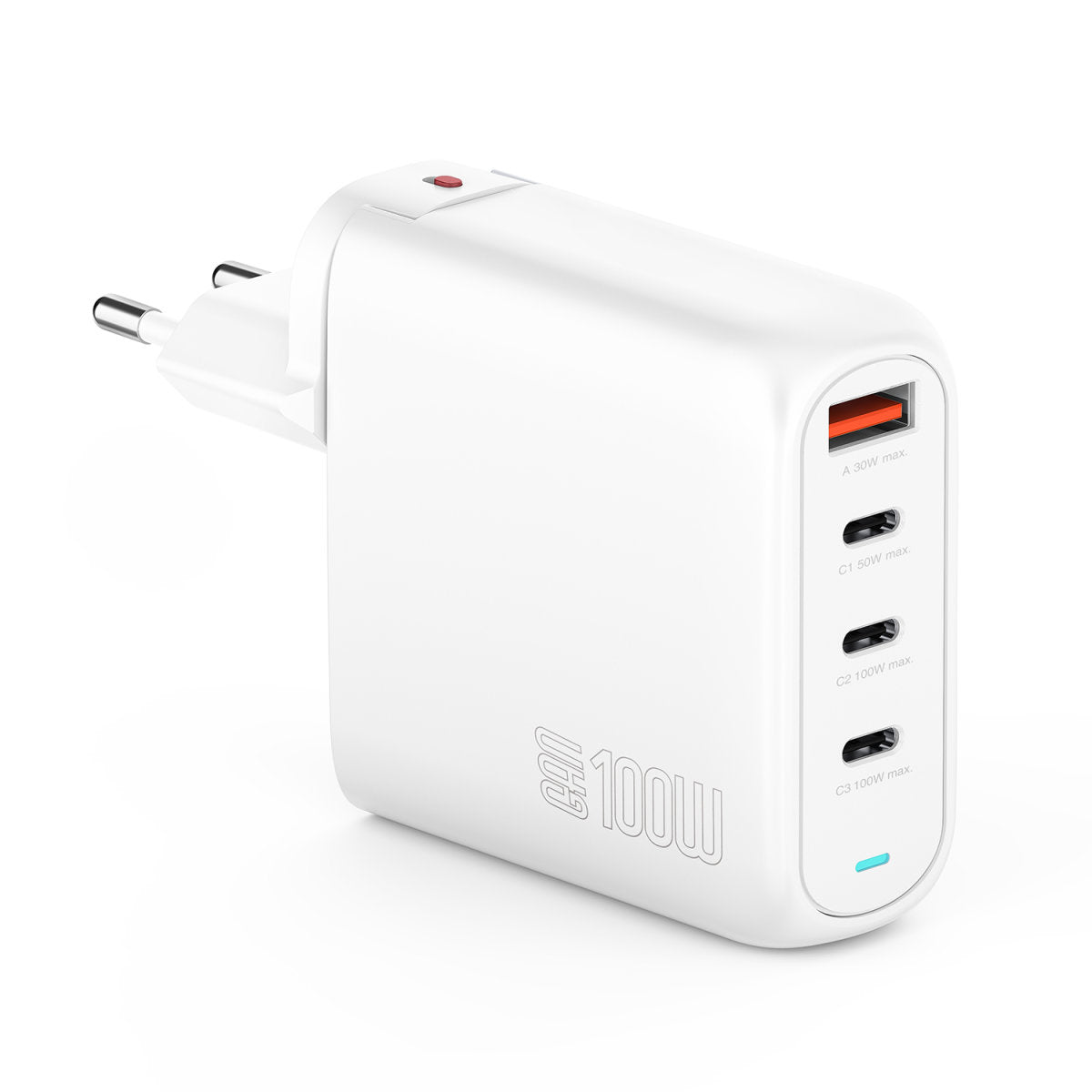 4smarts Flex Pro Ladegerät – 100 W, 2× USB-C, GaN – für Laptop, Smartphone, Tablet