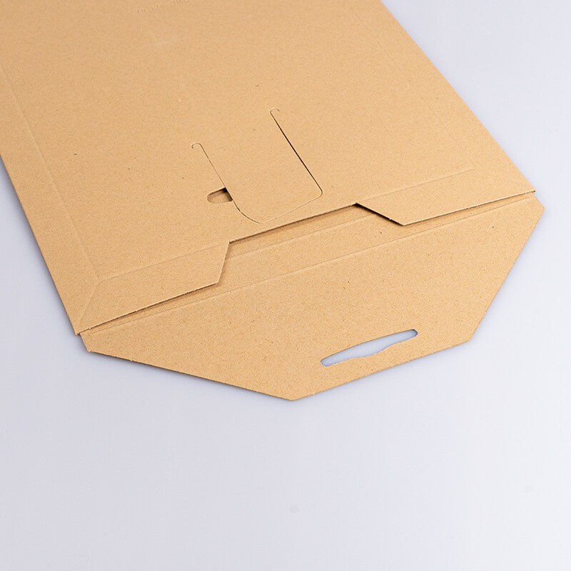 Owo-Zet Karton-Versandtasche – 215 × 270 mm, ohne Fenster, selbstklebend, braun – 50 Stk.