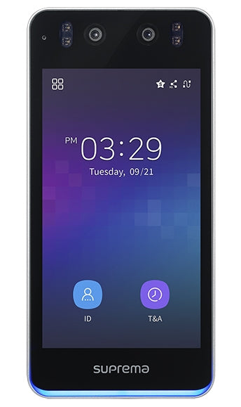 Suprema BioStation 3 Zutrittsterminal – 5,5" Display, 2 MP, Gesichtserkennung, NFC, QR, Zugriffscode, BT