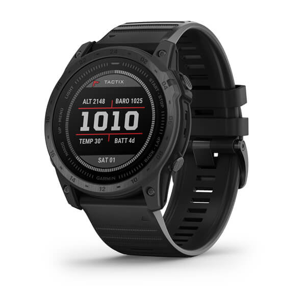 Garmin Tactix 7 Sapphire – GPS-Smartwatch – 51 mm, 1,4", MIP, Saphirglas, 10 ATM, Schwarz, Sportarmband
