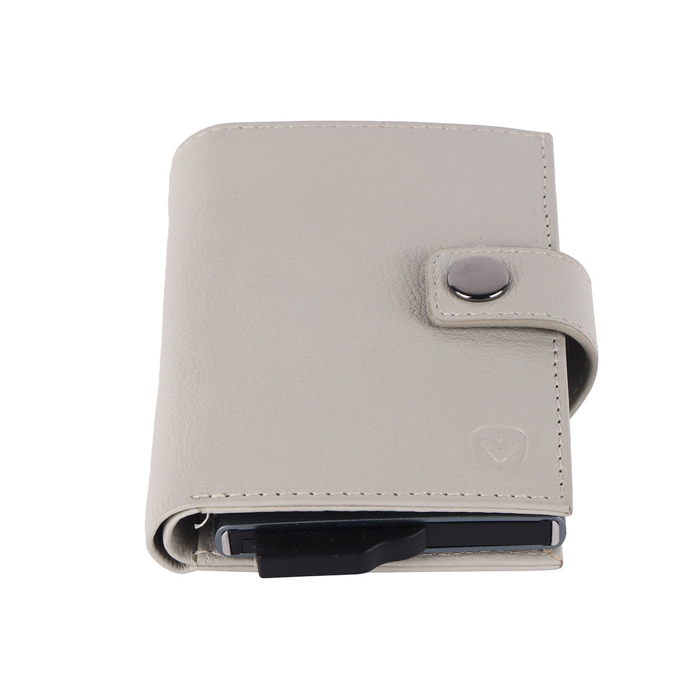 Valenta Kartenetui – 109 × 26 mm, Leder, Weiss
