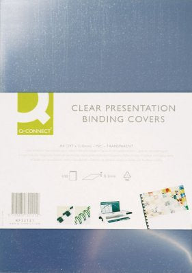 Q-CONNECT Bindedisc-Ringe – transparent, Kunststoff – 100 Stk.