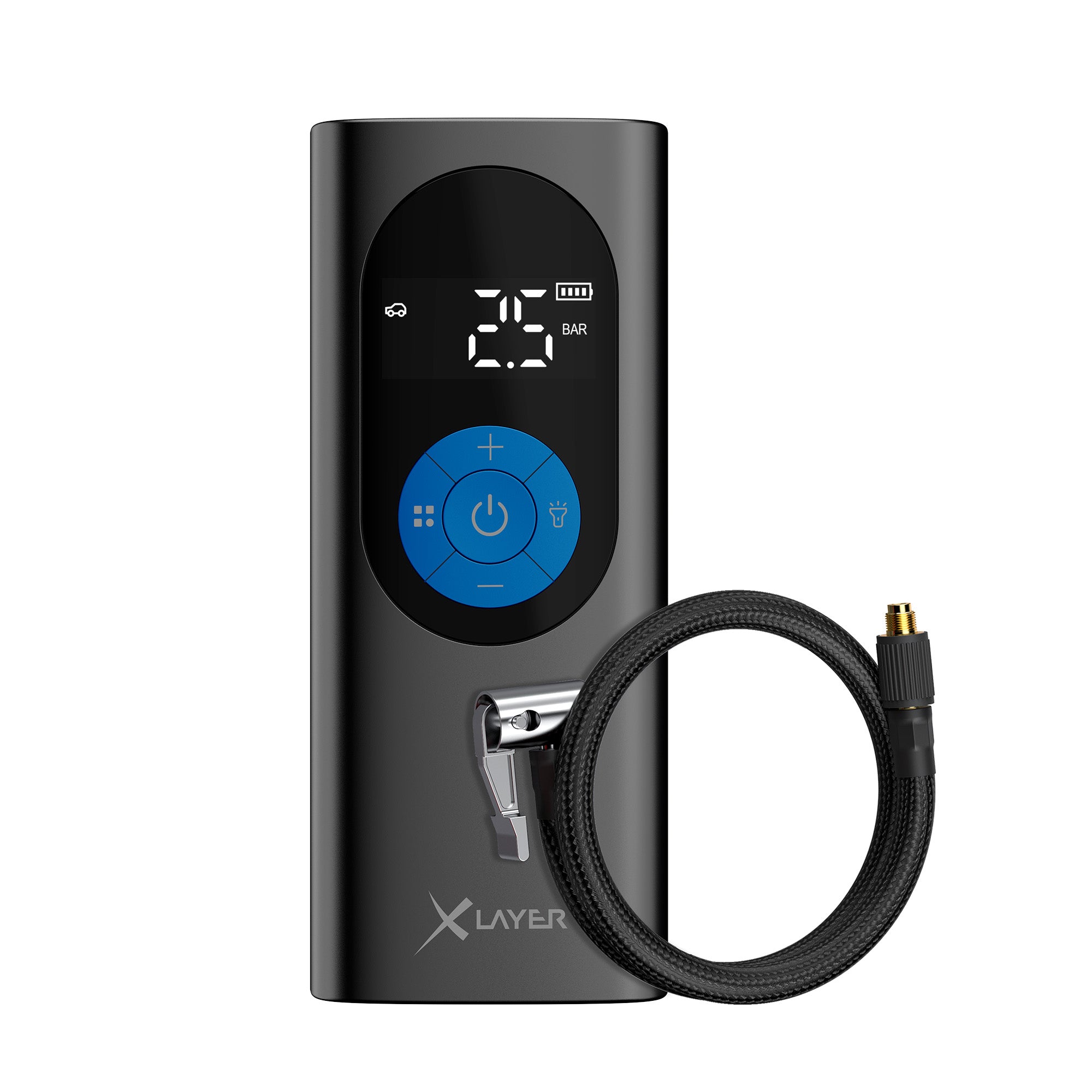 Xlayer Mobile Akkukompressor 2.0 Akku-Luftkompressor – 10,3 bar – 6 Ah – USB-C – inkl. Adapter