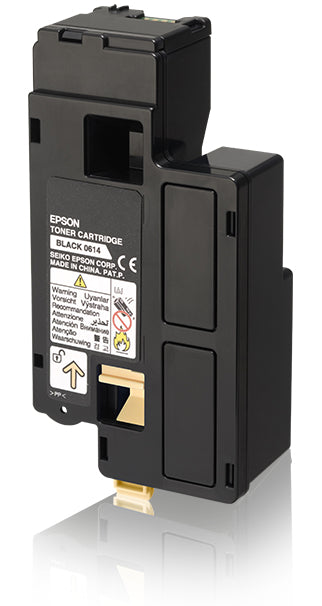 Epson Toner 614 – schwarz, 2000 Seiten – für Color-Laserdrucker/Multifunktionsgeräte