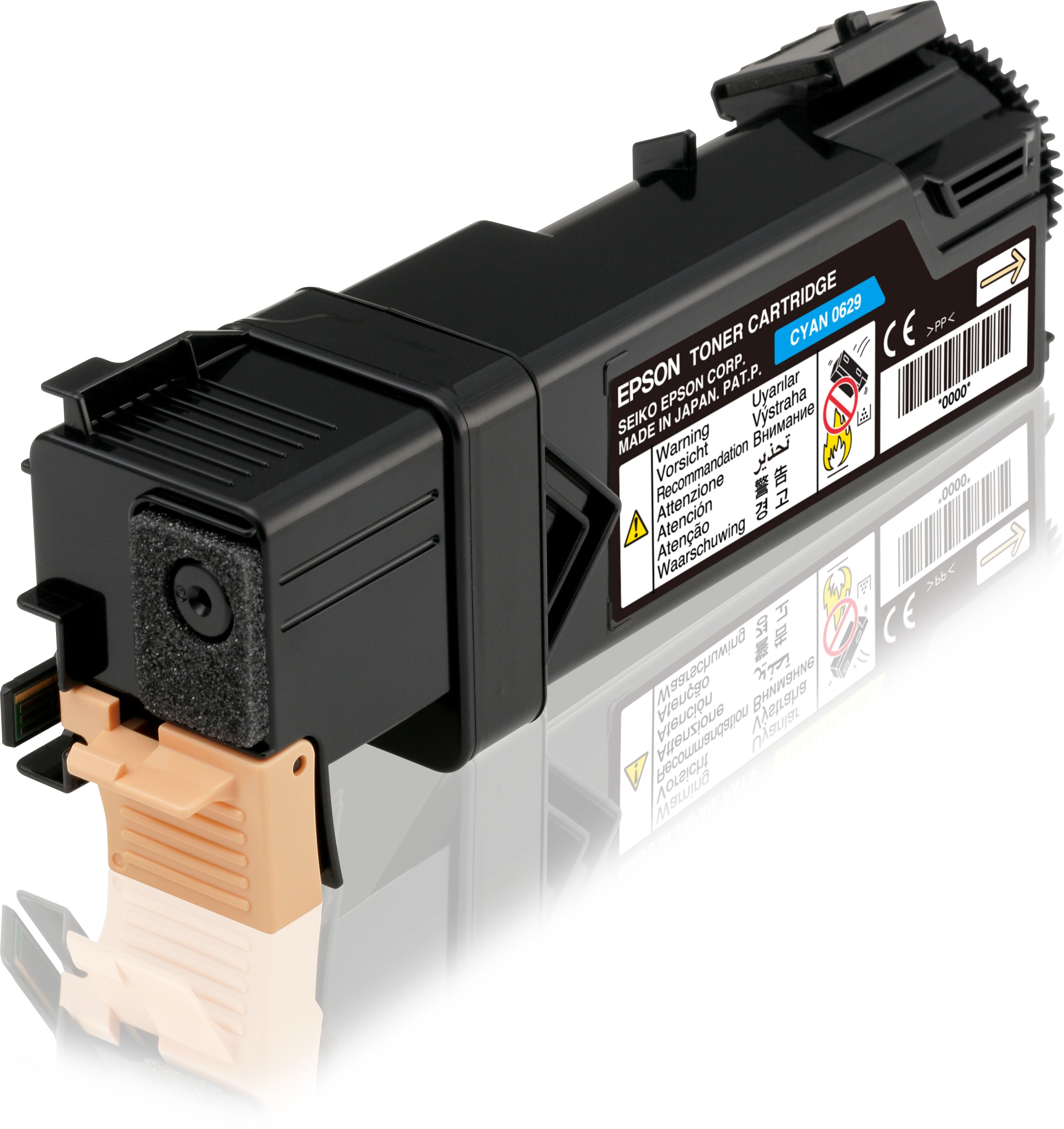 Epson Toner S050629 – cyan, 2500 Seiten – für Epson AcuLaser C2900N