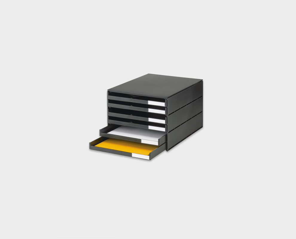 Styro Briefkorb – Kunststoff, Schwarz, Serie 14-8052.90
