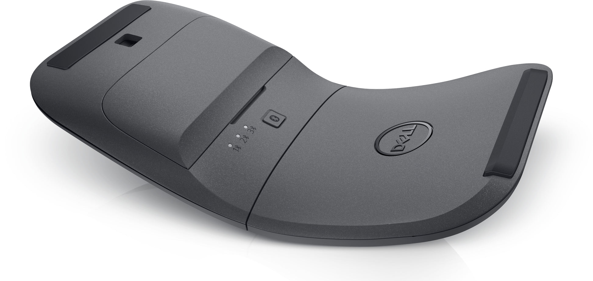 DELL MS700 Mobile Maus – kabellos, Bluetooth + 2,4 GHz, 4'000 dpi, 3 Tasten, beidhändig, schwarz