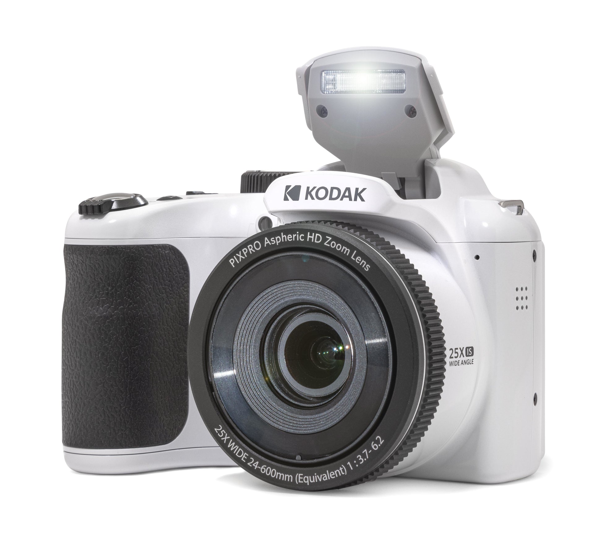 Kodak Pixpro Astra Zoom AZ255 – Kompaktkamera, 16,4 MP 1/2,3", 1080p, 25× optischer Zoom, Weiss