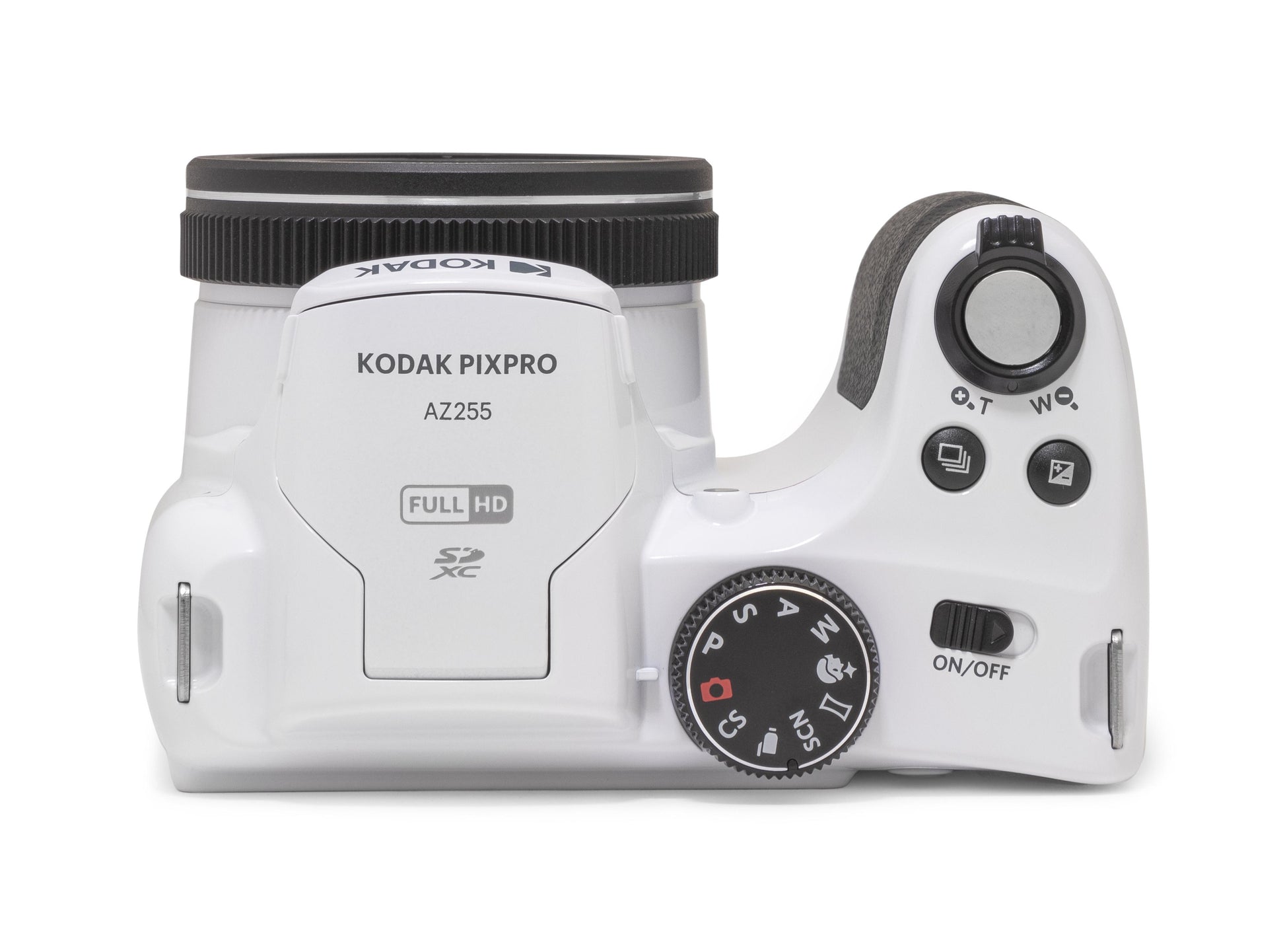Kodak Pixpro Astra Zoom AZ255 – Kompaktkamera, 16,4 MP 1/2,3", 1080p, 25× optischer Zoom, Weiss