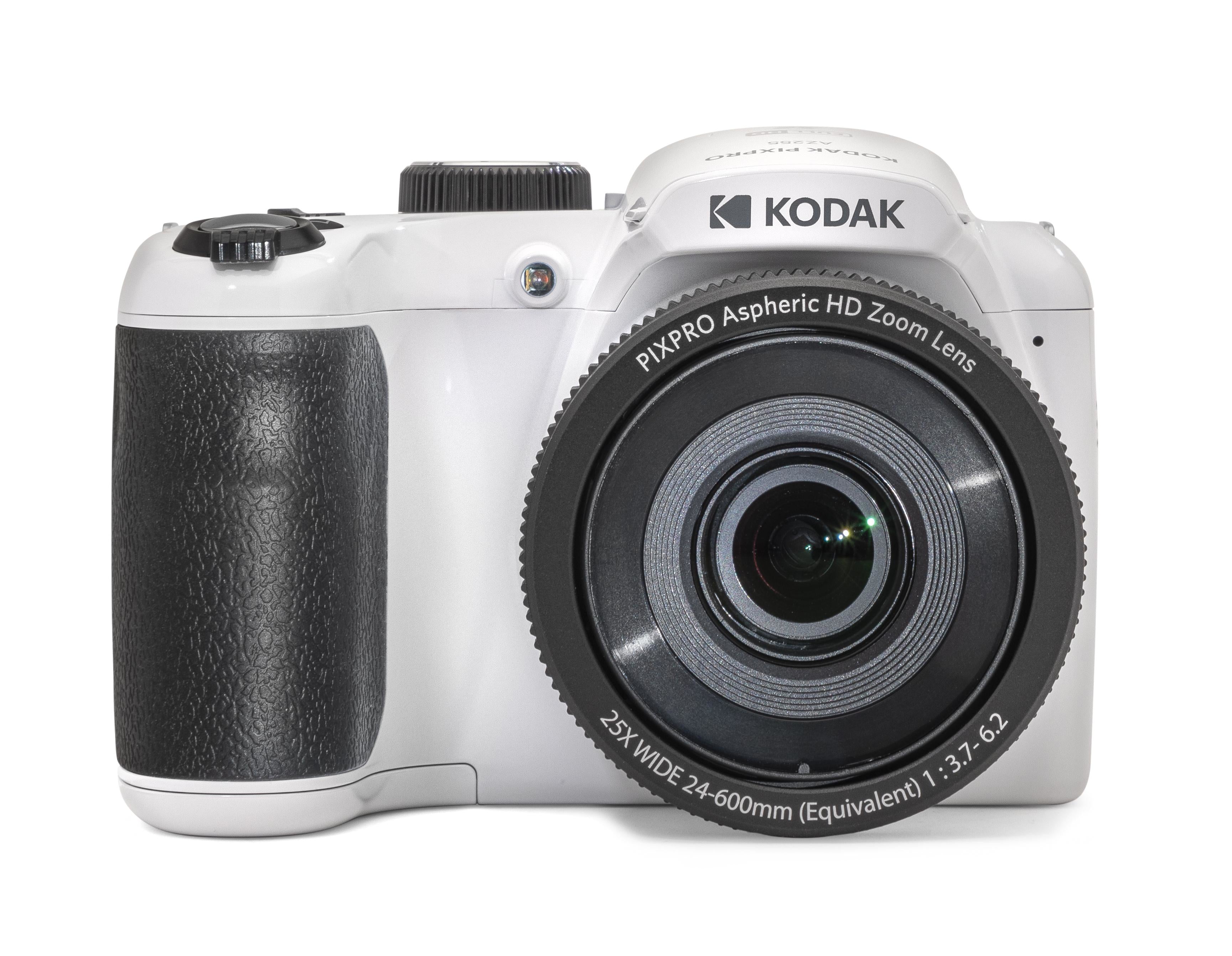 Kodak Pixpro Astra Zoom AZ255 – Kompaktkamera, 16,4 MP 1/2,3", 1080p, 25× optischer Zoom, Weiss